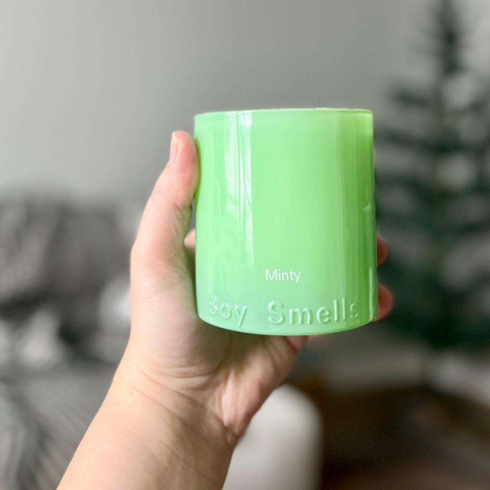 Soy Smells Minty Green Candle